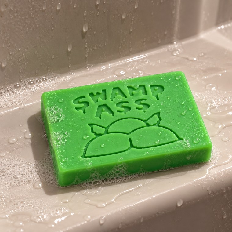 In the shower